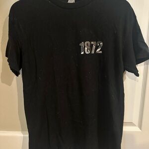 Black Graphic T-Shirt Alpha phi founding year